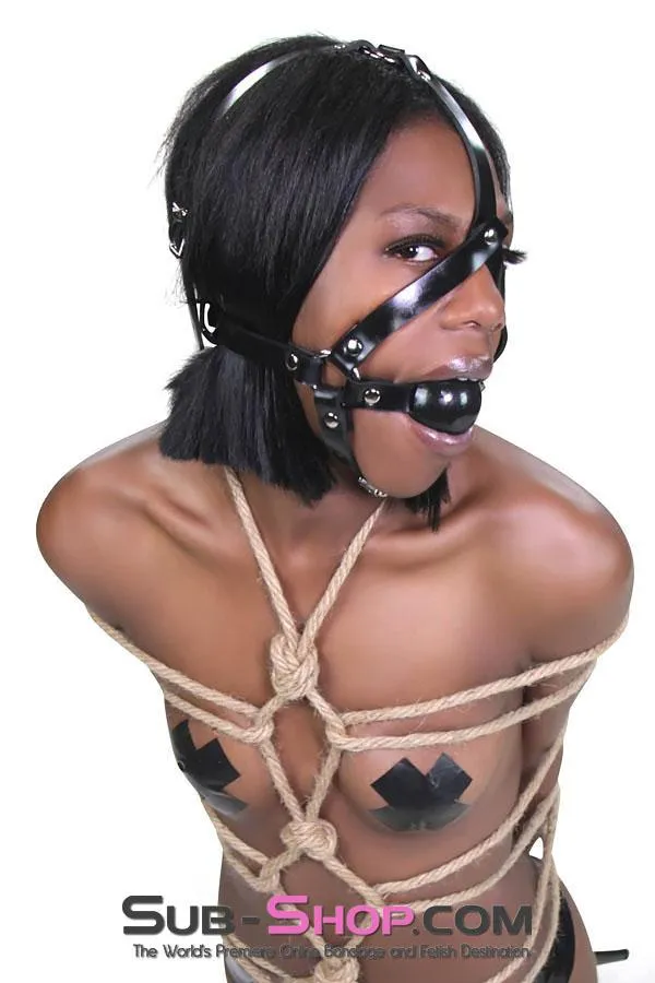 1505A      Rubber Slave Ball Gag Trainer