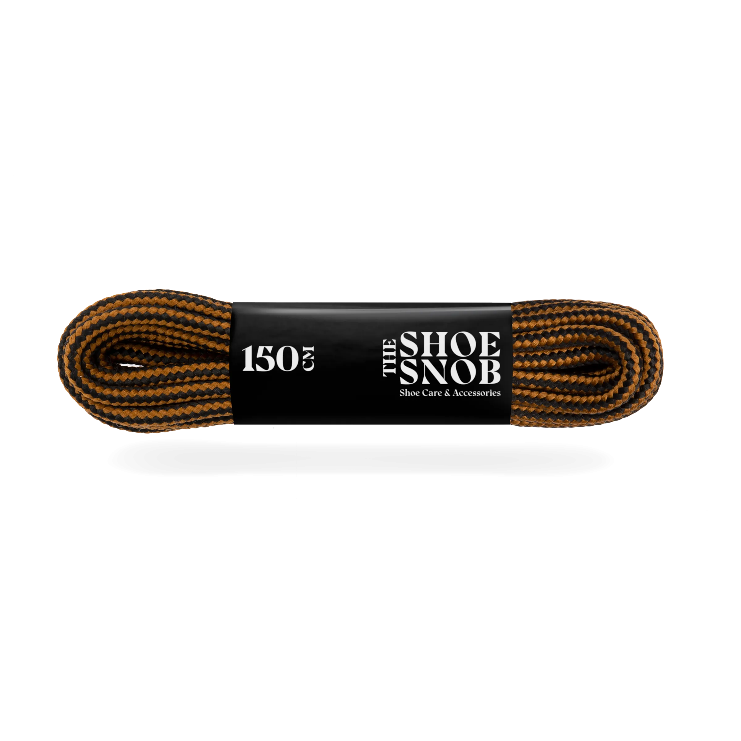 150cm Round Boot Laces - Brown/Black