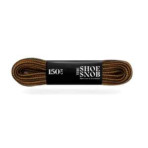 150cm Round Boot Laces - Brown/Black