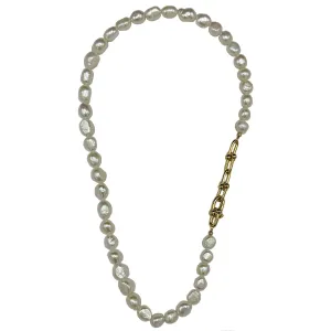 151-01-G-SHORT | THE ROXY NECKLACE ON GOLD 18"