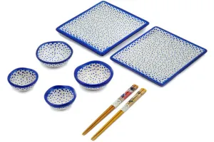 15" Set for Sushi - Rain Of Dots