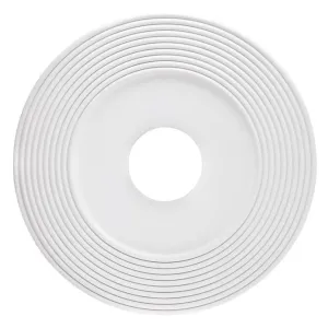 16-Inch Saturn Polyurethane Medallion, White Finish