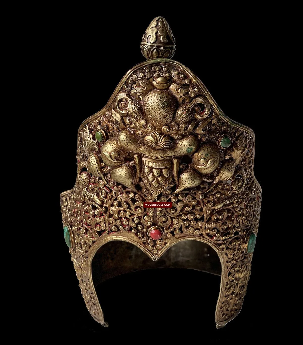 1620  Antique Buddhist Ceremonial Crown for Lama / Priest