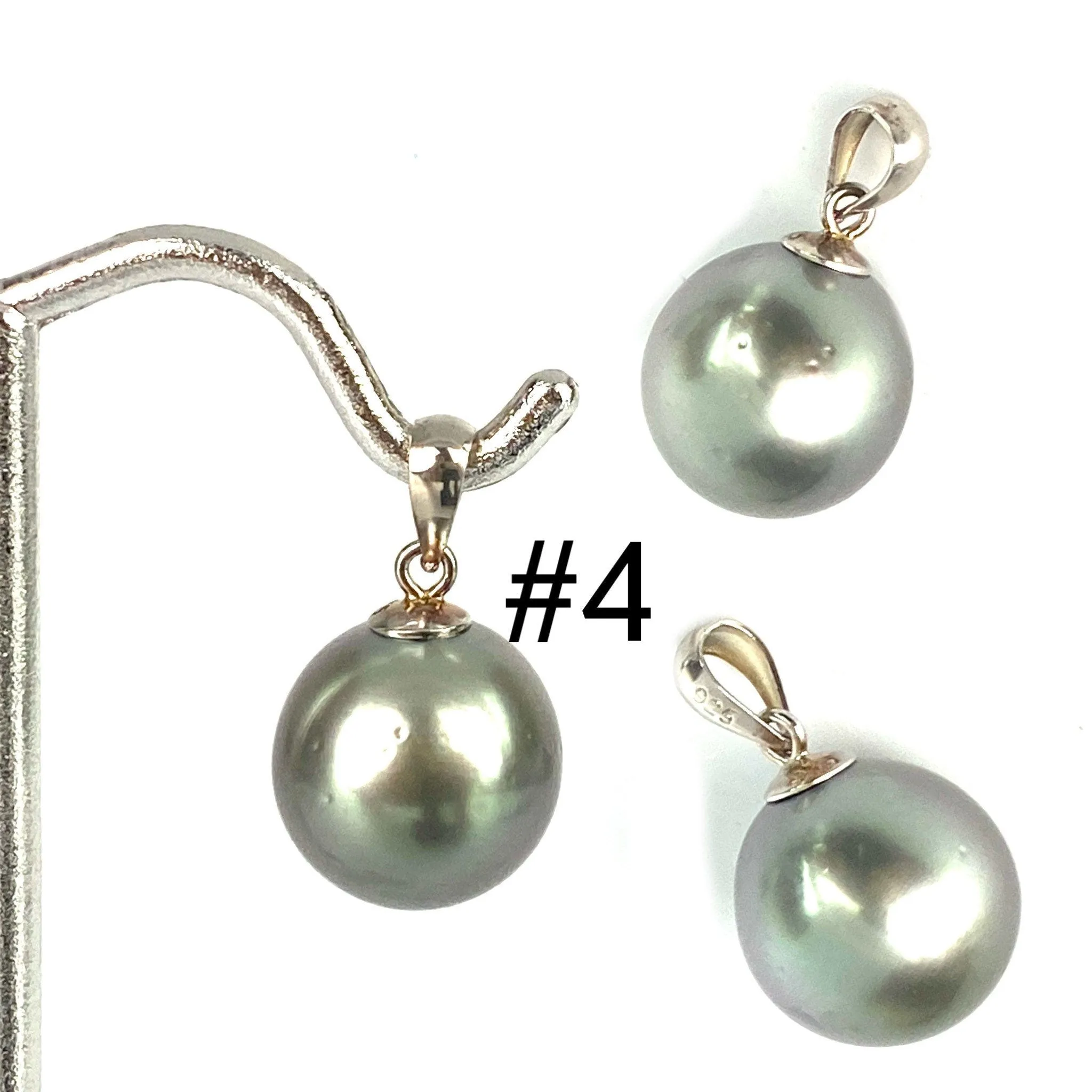 16mm - 11mm Tahitian Pearl Pendants SKU:11164