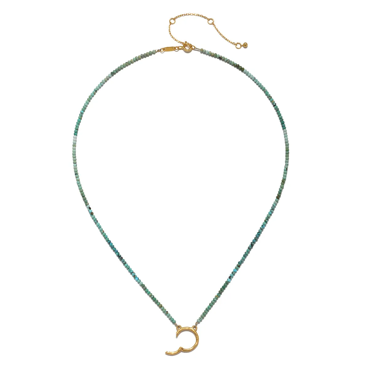 16" Turquoise Charm Necklace