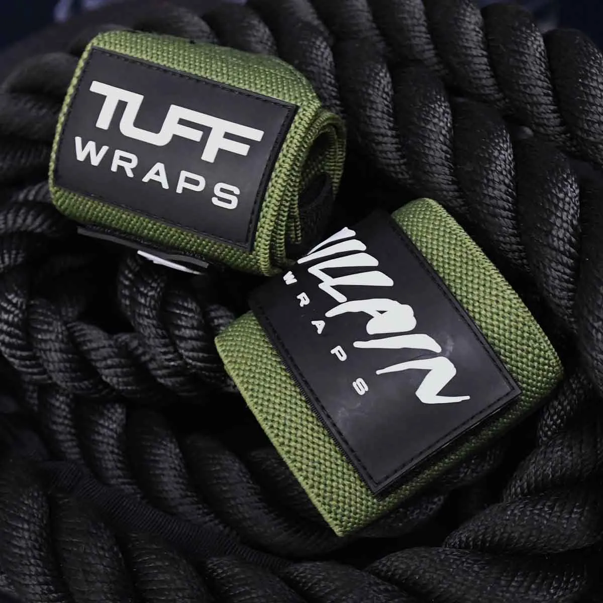 16" Villain Wrist Wraps - OD Green