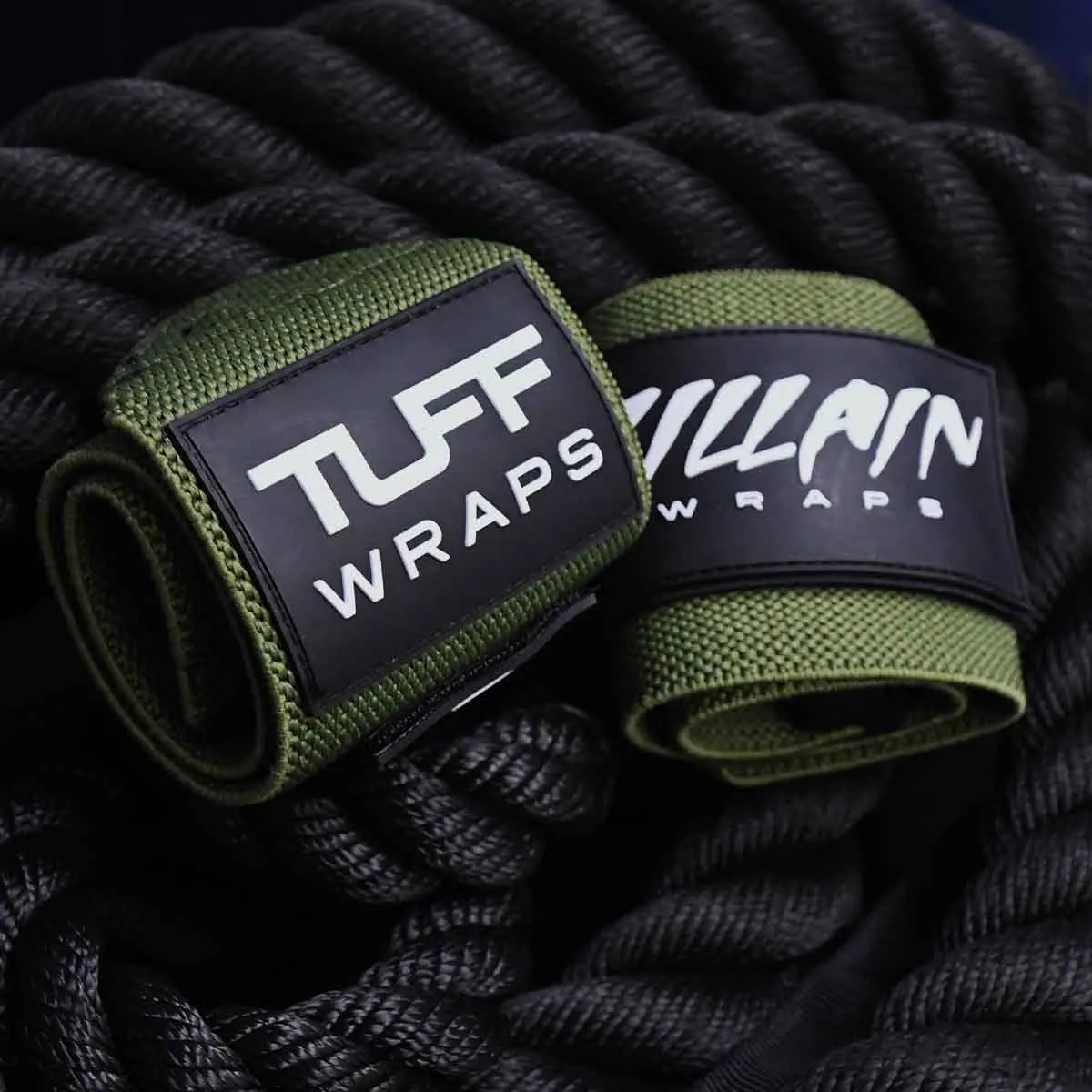 16" Villain Wrist Wraps - OD Green