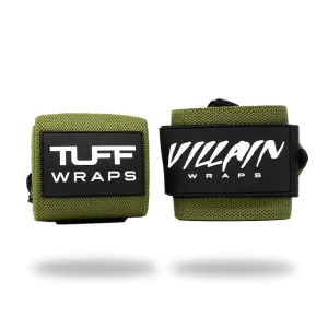 16" Villain Wrist Wraps - OD Green