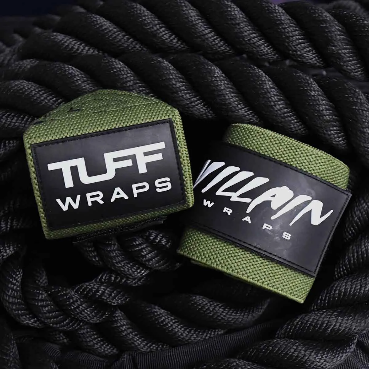 16" Villain Wrist Wraps - OD Green