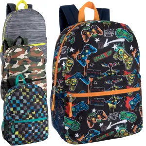 17-Inch Kids Printed Backpacks