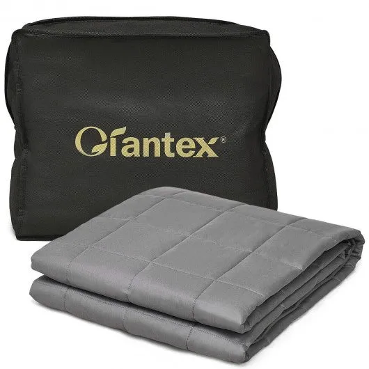 17 lbs Weighted 100% Cotton Blankets-Gray