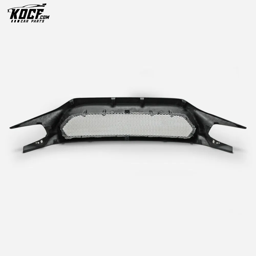 17 ONWARDS CIVIC TYPE R FK8 JS STYLE FRONT GRILL (ALSO FIT FC1/FK7 NEED CUT ONE SHORT PANEL) FORGED CARBON LOOK