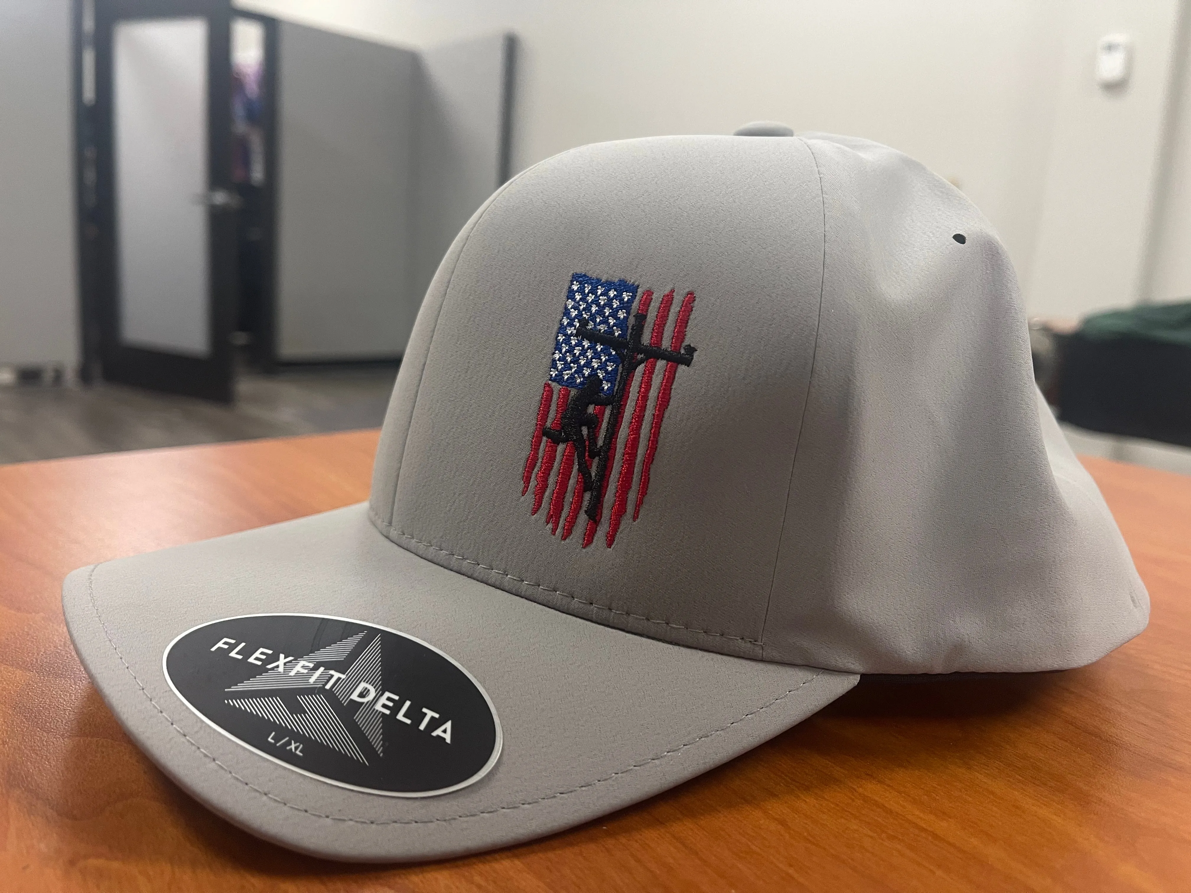 180 Flexfit Delta Seamless Hats, Custom Embroidery