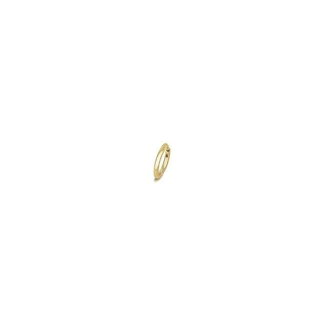 18ct Gold Cartilage Earring Solid Round Tube ESQ2002