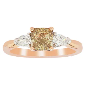 18ct Rose Gold 1.21ct Champagne Diamond Ayla Ring