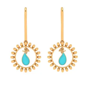 18k Gold Casual Earrings