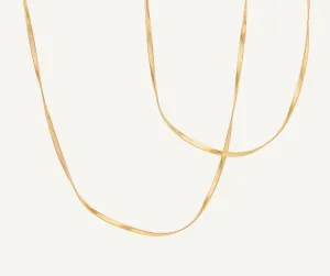 18K Yellow Gold Twisted Supreme Long Necklace