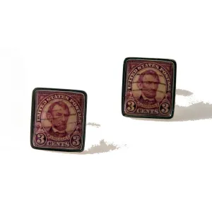 1924 ABRAHAM LINCOLN STAMP CUFFLINKS