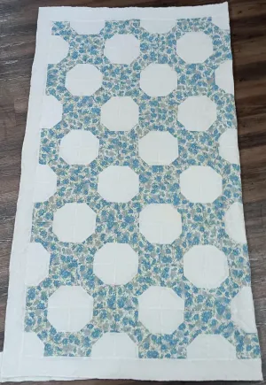 1940's-50's Bowtie Feedsack Quilt 10/8