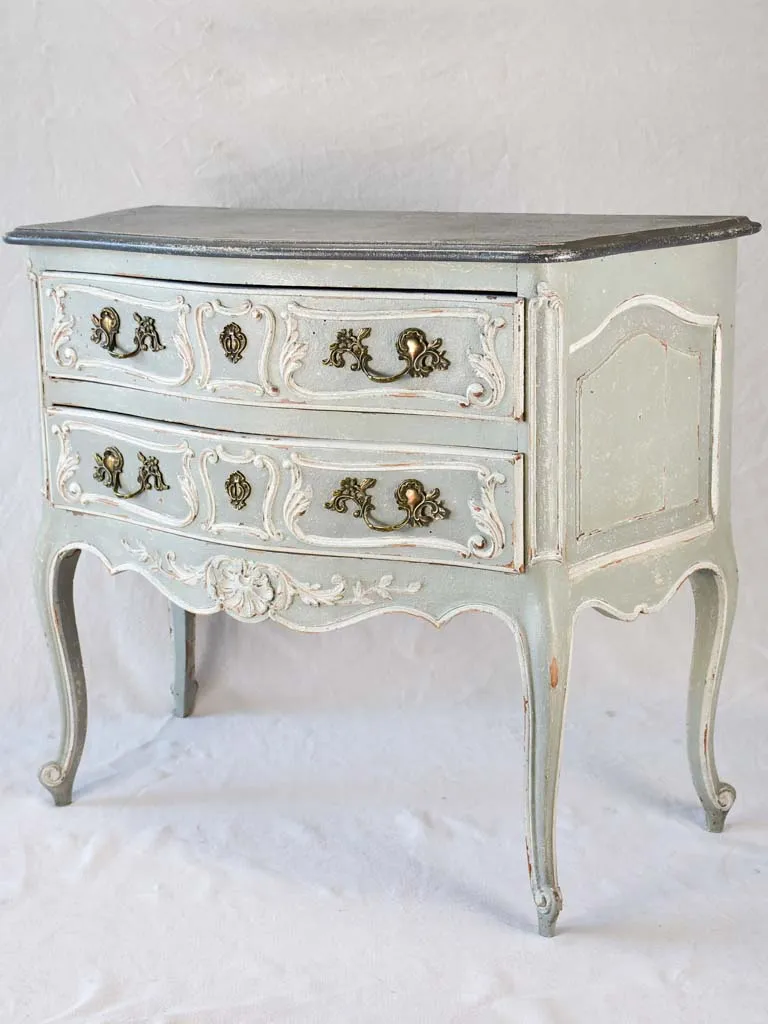 1940s Louis XV style sauteuse commode 38½" x 18½"