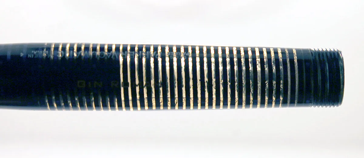 1944 PARKER AZURE PEARL VACUMATIC MAJOR FOUNTAIN PEN NEAR MINT CONDITION AND RESTORED