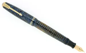 1946 PARKER AZURE PEARL VACUMATIC FOUNTAIN PEN RESTORED