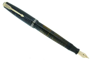 1947 PARKER AZURE PEARL VACUMATIC FOUNTAIN PEN GORGEOUS COLOR RESTORED