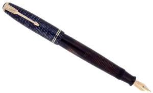 1947 PARKER AZURE PEARL VACUMATIC JUNIOR FOUNTAIN PEN RESTORED CONDITION