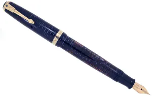 1947 PARKER BLUE / AZURE PEARL VACUMATIC FOUNTAIN PEN RESTORED