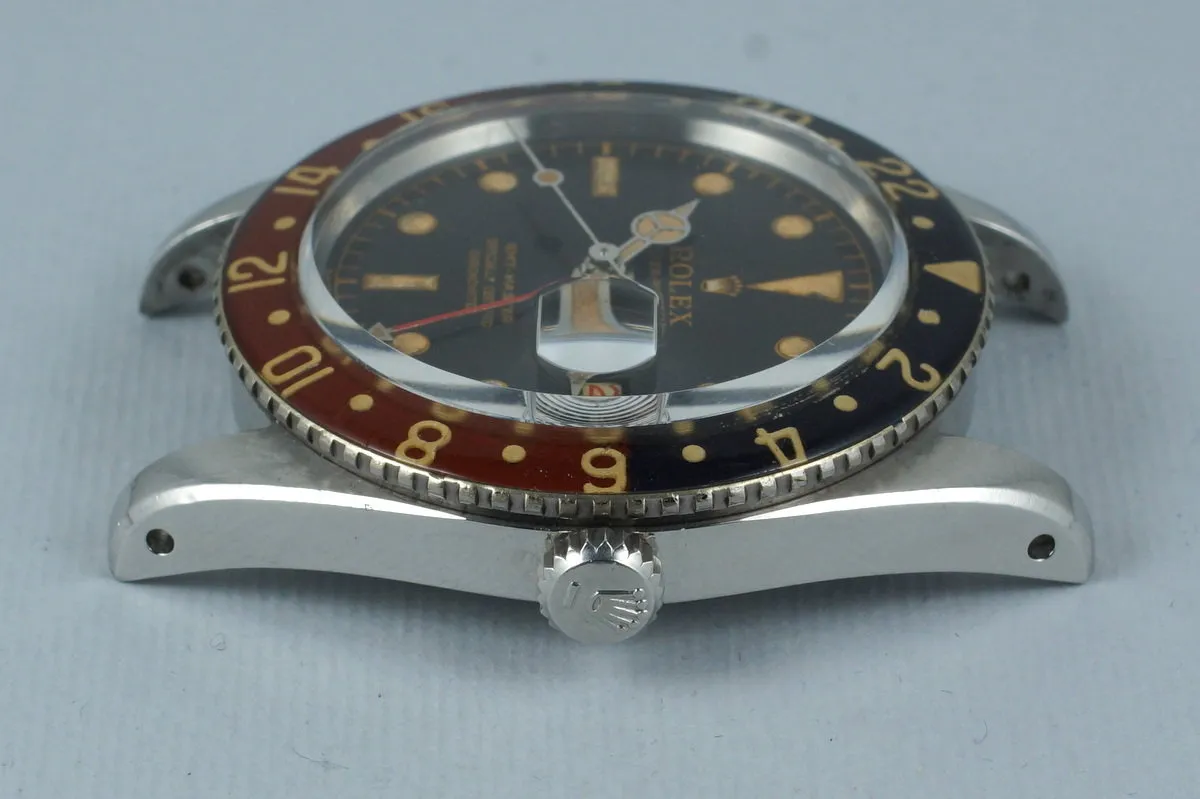 1958 Rolex GMT 6542 Glossy Gilt Chapter Ring with BAKELITE Bezel