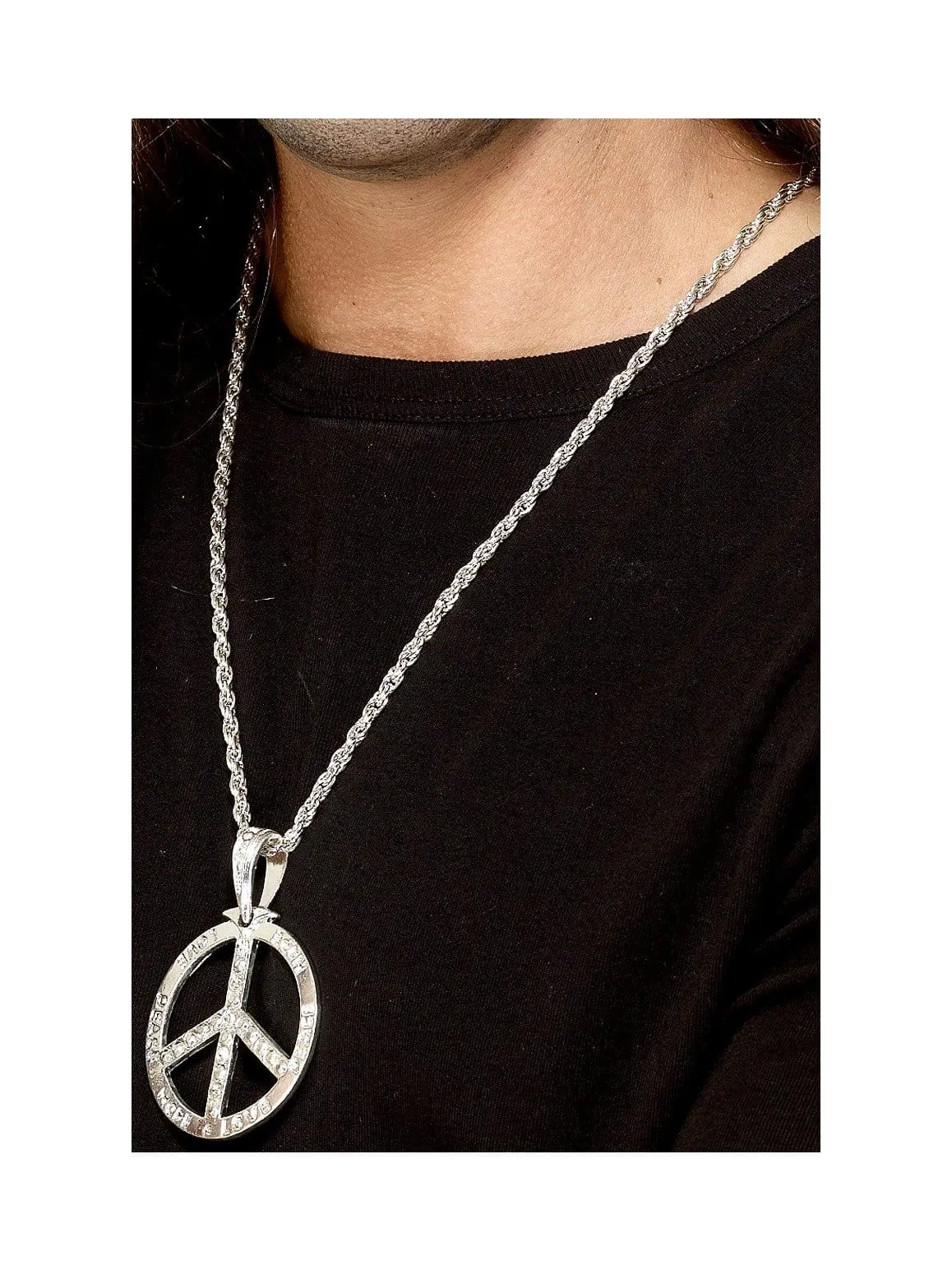 1960's Silver Peace Sign