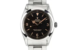 1962 Rolex Explorer 1 1016 Gilt Dial