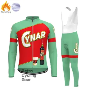 1965 CYNAR Fleece Retro Long Cycling Kits