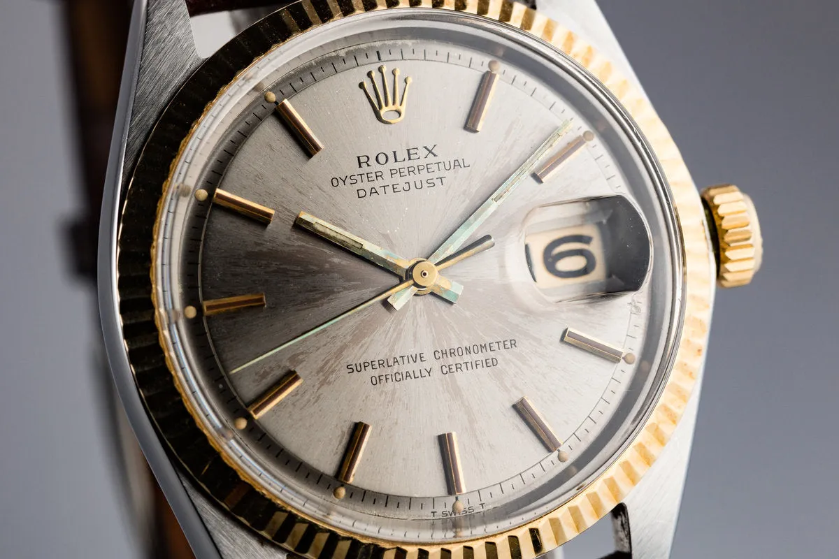 1967 Rolex Two Tone DateJust 1601 Grey Dial