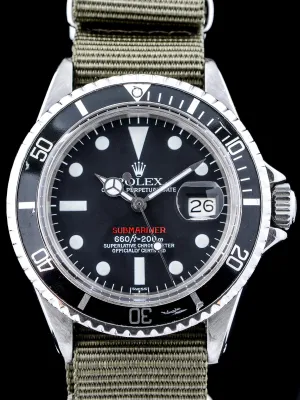 1969 Rolex Red Submariner (Ref. 1680) "Luminova Service Dial"