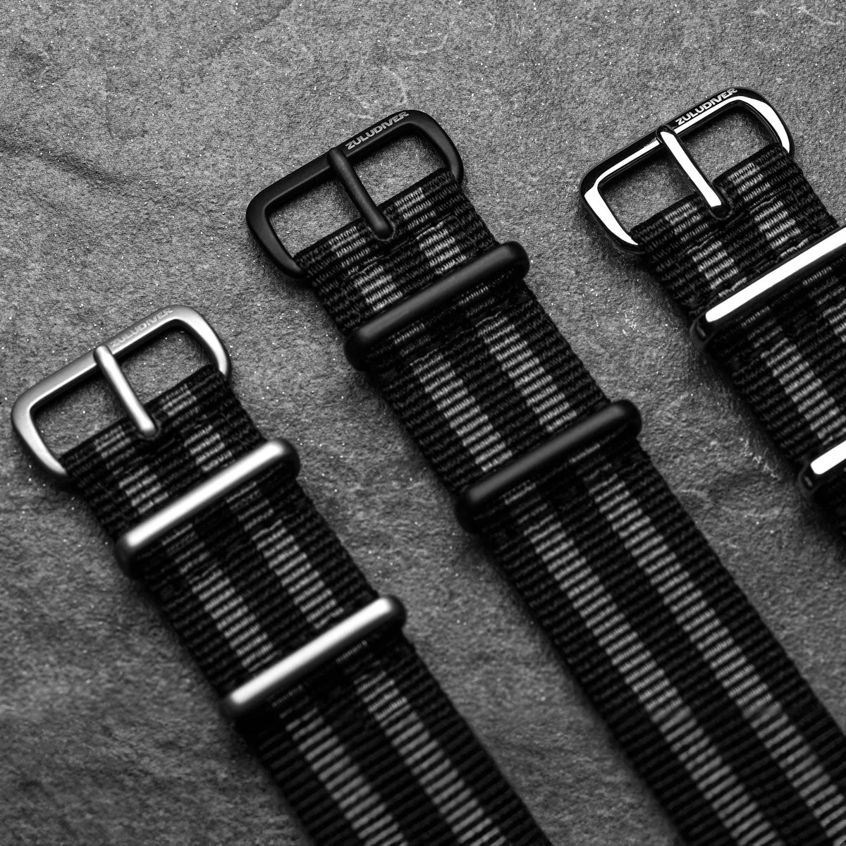 1973 British Military Watch Strap: CADET Bond - Classic, IP Black