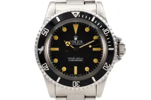 1977 Rolex Submariner 5513 Pre Comex Dial