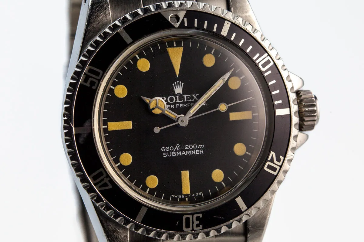 1977 Rolex Submariner 5513 Pre Comex Dial