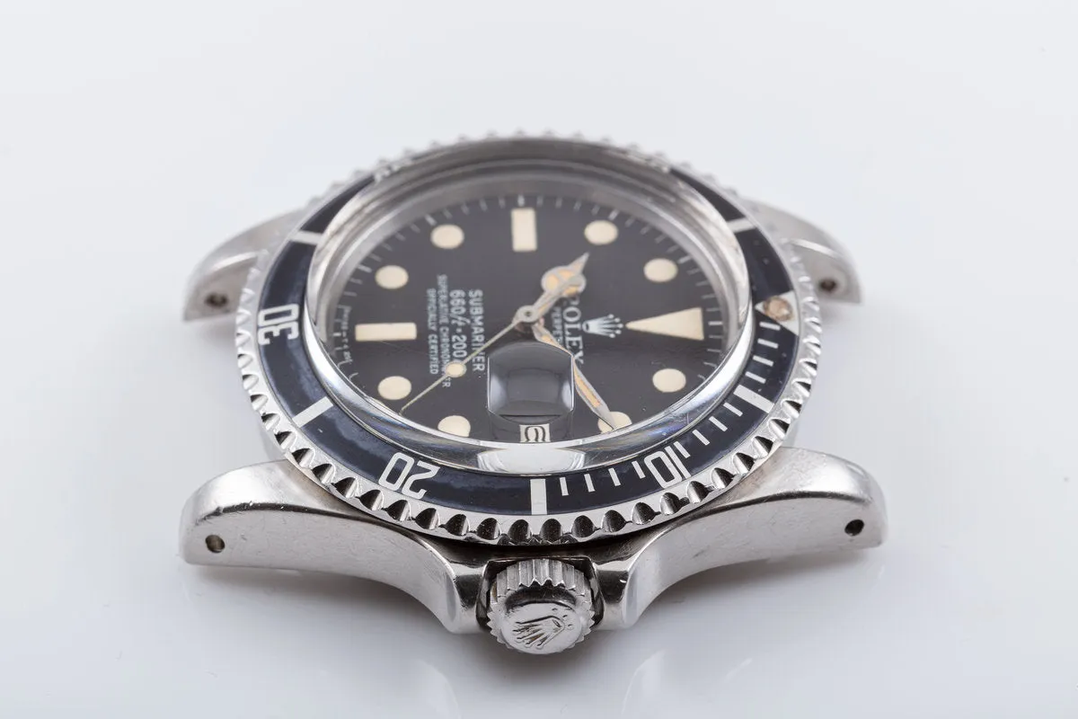 1978 Vintage Rolex Submariner 1680 with Creamy Tritium Lume and Service Papers