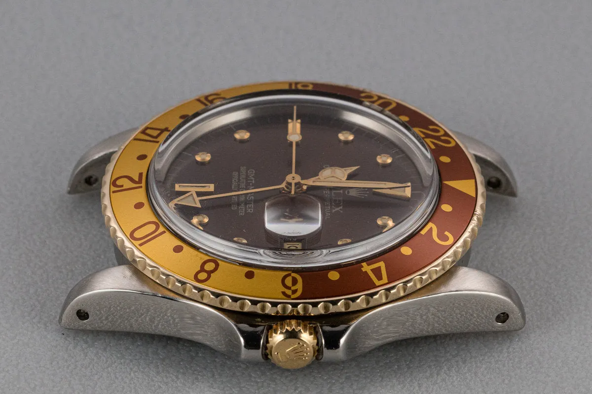 1979 Rolex Two-Tone GMT-Master 16753 with Root Beer Nipple Dial