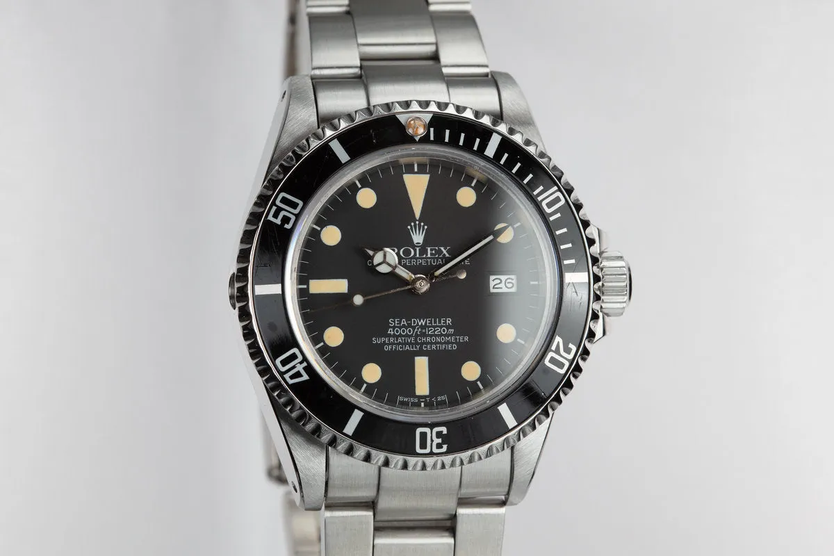 1980 Rolex Sea-Dweller 16660 Matte Dial