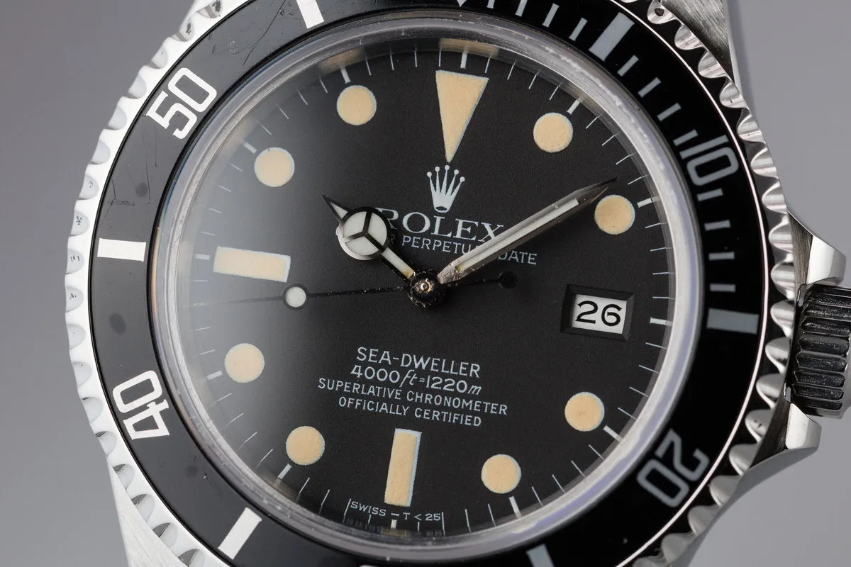 1980 Rolex Sea-Dweller 16660 Matte Dial