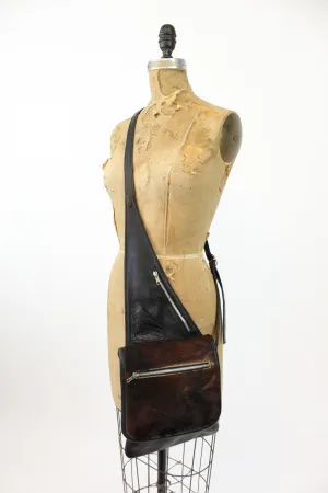 1980s leather ponyskin SLING crossbody | new fall