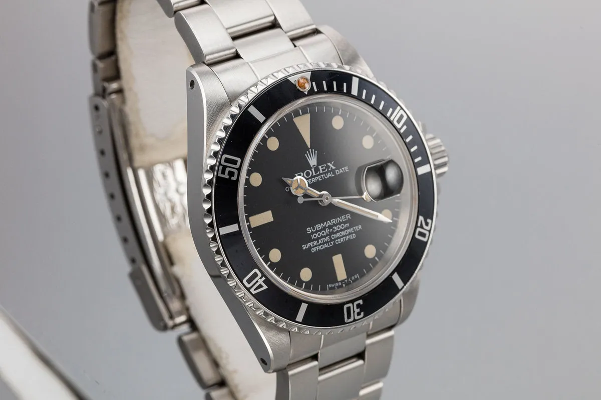 1983 Rolex Submariner 16800 Matte Dial