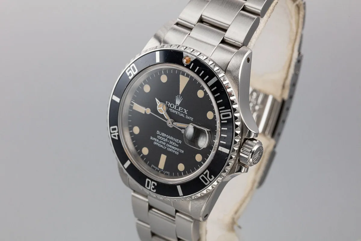 1983 Rolex Submariner 16800 Matte Dial