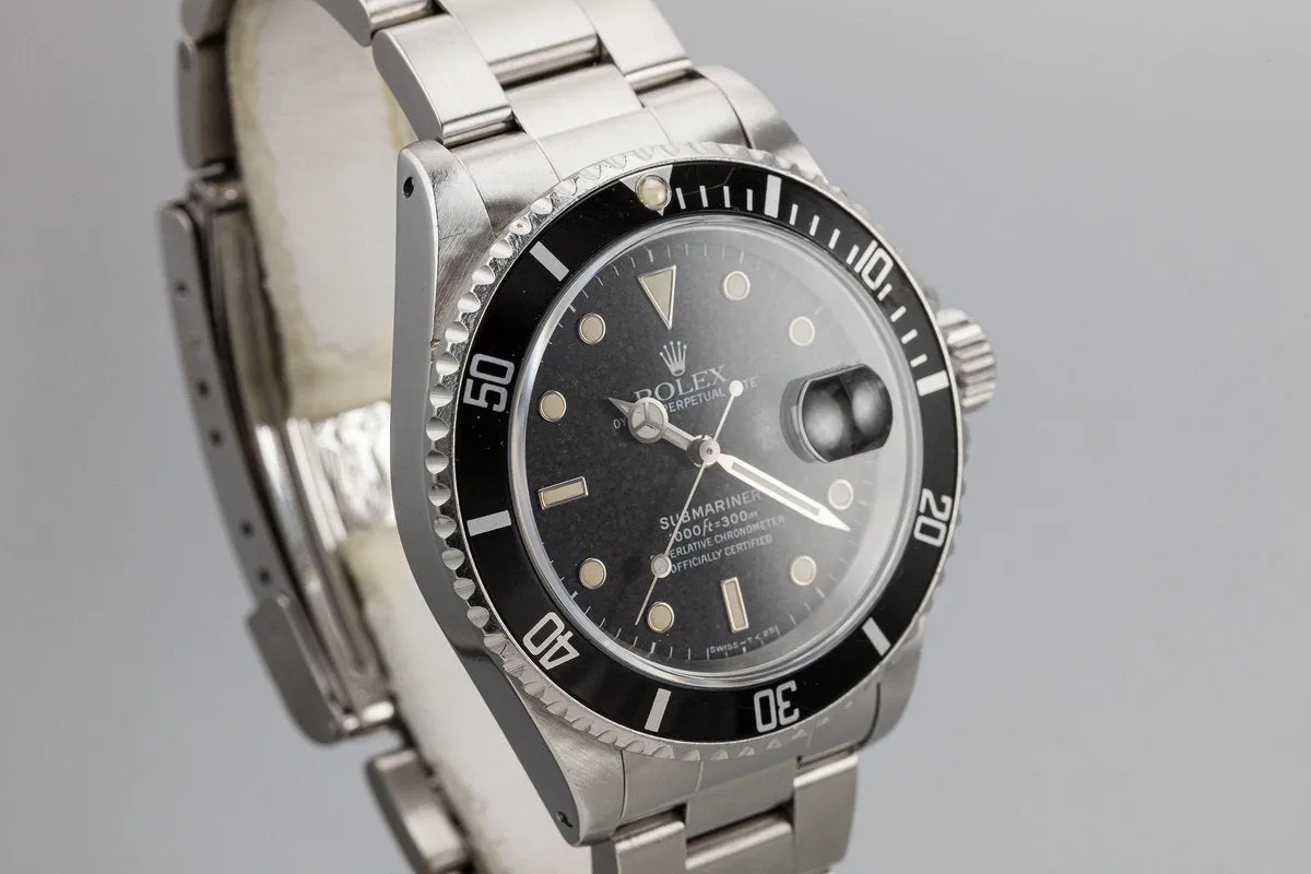 1989 Rolex Submariner 16610