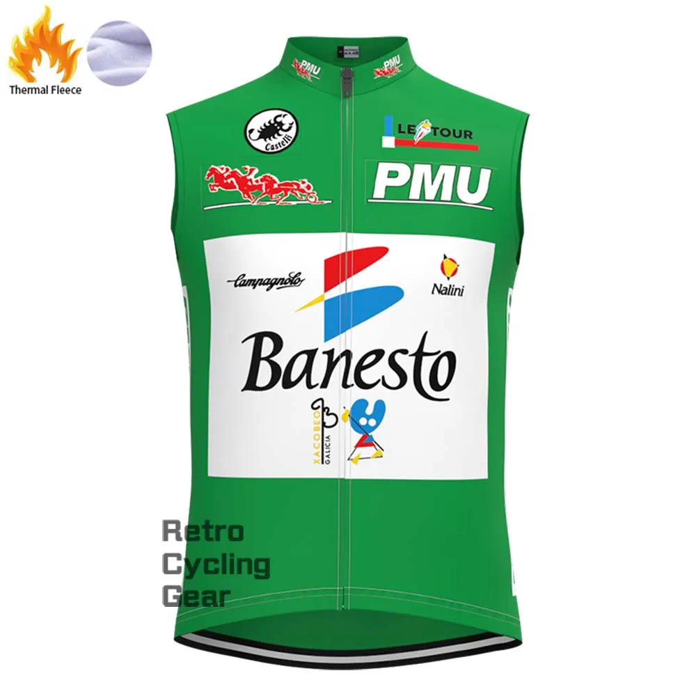 1990s Banesto Fleece Retro Long Cycling Kits