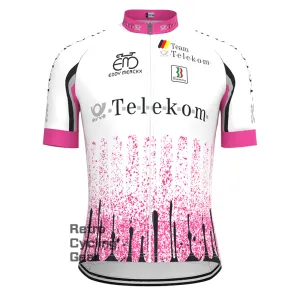 1990s Telekom Retro Short Sleeve Cycling Jersey