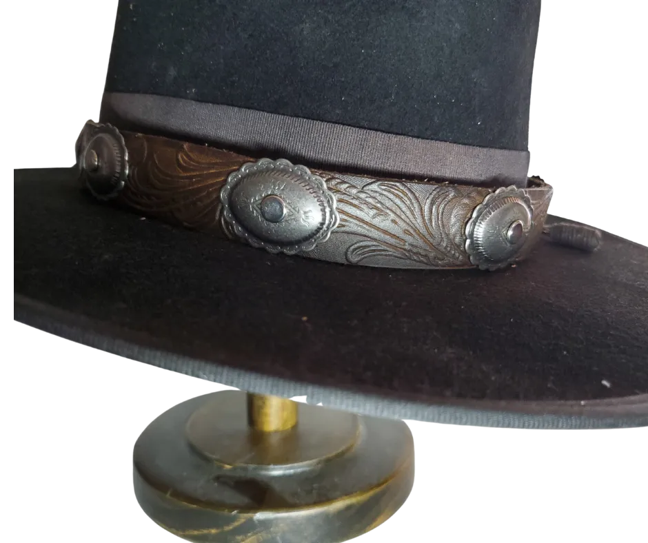 1" Rustler Western Leather Hatband