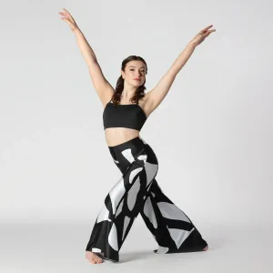 1st Position Block Printed Trousers and Crop Top